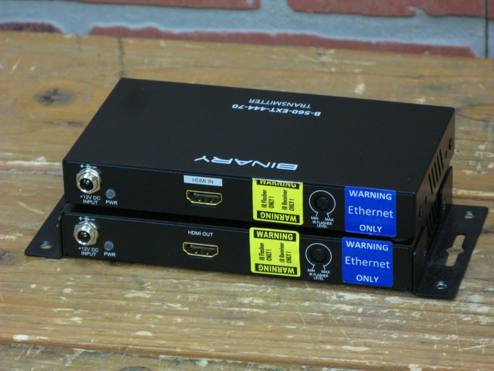 Binary B-560-EXT-444-70 4K HDR Transmitter/ Receiver >NO POWER SUPPLY